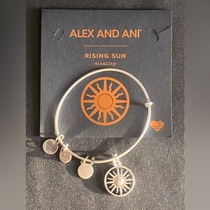 Alex and Ani Silver Rising Sun Bracelet